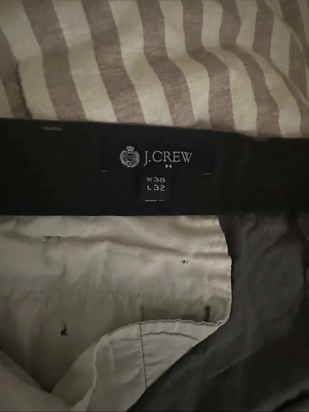 J. Crew Men's Dark Gray Dress Pants